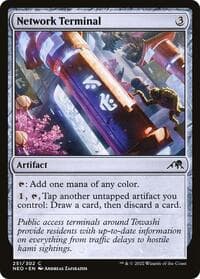 Network Terminal - Kamigawa: Neon Dynasty - Magic: The Gathering card