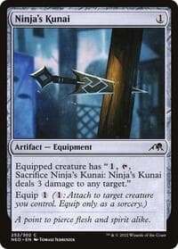 Ninja's Kunai - Kamigawa: Neon Dynasty - Magic: The Gathering card