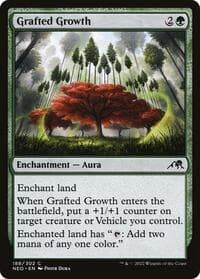 Grafted Growth - Kamigawa: Neon Dynasty - Magic: The Gathering card