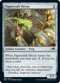 Papercraft Decoy - Kamigawa: Neon Dynasty - Magic: The Gathering card