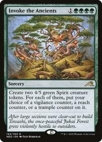 Invoke the Ancients - Kamigawa: Neon Dynasty - Magic: The Gathering card