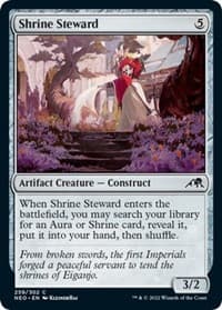 Shrine Steward - Kamigawa: Neon Dynasty - Magic: The Gathering card