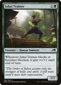 Jukai Trainee - Kamigawa: Neon Dynasty - Magic: The Gathering card
