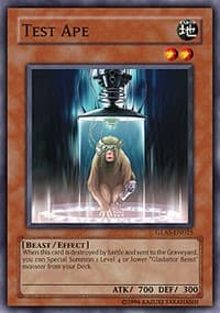 Test Ape - Gladiator's Assault - YuGiOh card
