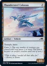 Thundersteel Colossus - Kamigawa: Neon Dynasty - Magic: The Gathering card