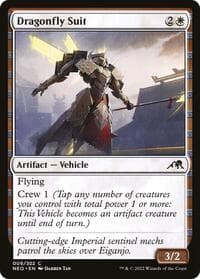 Dragonfly Suit - Kamigawa: Neon Dynasty - Magic: The Gathering card