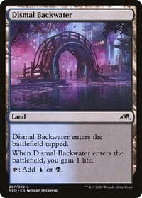 Dismal Backwater - Kamigawa: Neon Dynasty - Magic: The Gathering card