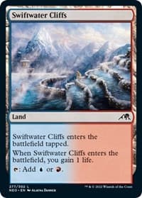 Swiftwater Cliffs - Kamigawa: Neon Dynasty - Magic: The Gathering card
