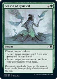 Season of Renewal - Kamigawa: Neon Dynasty - Magic: The Gathering card