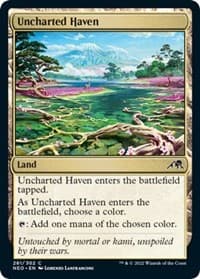 Uncharted Haven - Kamigawa: Neon Dynasty - Magic: The Gathering card