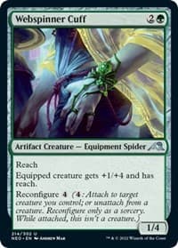Webspinner Cuff - Kamigawa: Neon Dynasty - Magic: The Gathering card