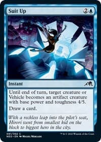 Suit Up - Kamigawa: Neon Dynasty - Magic: The Gathering card