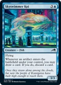 Skyswimmer Koi - Kamigawa: Neon Dynasty - Magic: The Gathering card