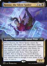 Kotose, the Silent Spider (Extended Art) - Kamigawa: Neon Dynasty - Magic: The Gathering card