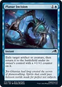 Planar Incision - Kamigawa: Neon Dynasty - Magic: The Gathering card