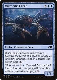 Mirrorshell Crab - Kamigawa: Neon Dynasty - Magic: The Gathering card