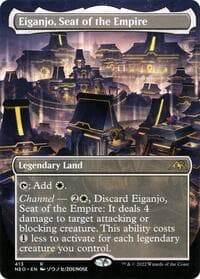 Eiganjo, Seat of the Empire (Borderless) - Kamigawa: Neon Dynasty - Magic: The Gathering card