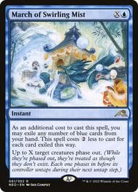March of Swirling Mist - Kamigawa: Neon Dynasty - Magic: The Gathering card