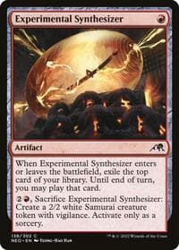Experimental Synthesizer - Kamigawa: Neon Dynasty - Magic: The Gathering card