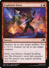 Explosive Entry - Kamigawa: Neon Dynasty - Magic: The Gathering card