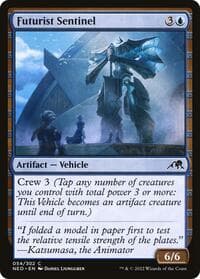 Futurist Sentinel - Kamigawa: Neon Dynasty - Magic: The Gathering card