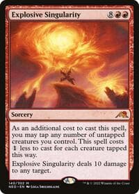 Explosive Singularity - Kamigawa: Neon Dynasty - Magic: The Gathering card