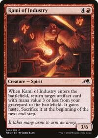 Kami of Industry - Kamigawa: Neon Dynasty - Magic: The Gathering card
