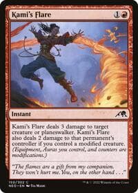 Kami's Flare - Kamigawa: Neon Dynasty - Magic: The Gathering card