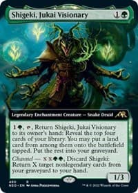 Shigeki, Jukai Visionary (Extended Art) - Kamigawa: Neon Dynasty - Magic: The Gathering card