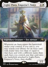 Light-Paws, Emperor's Voice (Extended Art) - Kamigawa: Neon Dynasty - Magic: The Gathering card