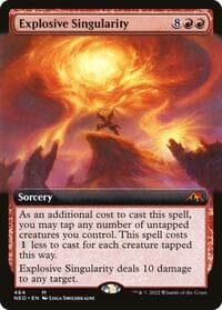 Explosive Singularity (Extended Art) - Kamigawa: Neon Dynasty - Magic: The Gathering card