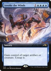 Invoke the Winds (Extended Art) - Kamigawa: Neon Dynasty - Magic: The Gathering card