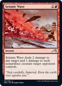 Seismic Wave - Kamigawa: Neon Dynasty - Magic: The Gathering card