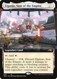 Eiganjo, Seat of the Empire (Extended Art) - Kamigawa: Neon Dynasty - Magic: The Gathering card