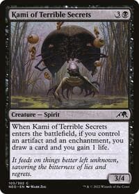 Kami of Terrible Secrets - Kamigawa: Neon Dynasty - Magic: The Gathering card