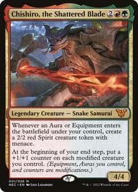 Chishiro, the Shattered Blade - Commander: Kamigawa: Neon Dynasty - Magic: The Gathering card