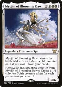 Myojin of Blooming Dawn - Commander: Kamigawa: Neon Dynasty - Magic: The Gathering card