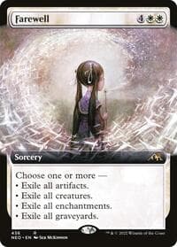Farewell (Extended Art) - Kamigawa: Neon Dynasty - Magic: The Gathering card