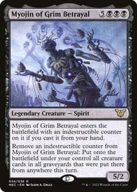 Myojin of Grim Betrayal - Commander: Kamigawa: Neon Dynasty - Magic: The Gathering card