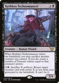 Ruthless Technomancer - Commander: Kamigawa: Neon Dynasty - Magic: The Gathering card