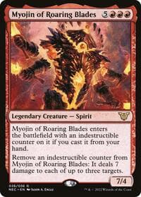 Myojin of Roaring Blades - Commander: Kamigawa: Neon Dynasty - Magic: The Gathering card