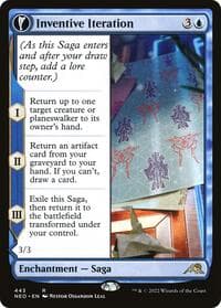 Inventive Iteration (Extended Art) - Kamigawa: Neon Dynasty - Magic: The Gathering card