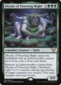 Myojin of Towering Might - Commander: Kamigawa: Neon Dynasty - Magic: The Gathering card