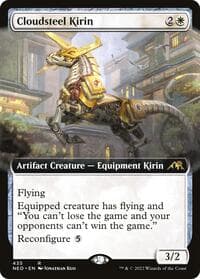 Cloudsteel Kirin (Extended Art) - Kamigawa: Neon Dynasty - Magic: The Gathering card