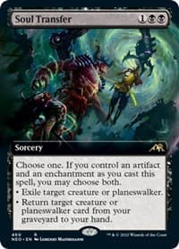 Soul Transfer (Extended Art) - Kamigawa: Neon Dynasty - Magic: The Gathering card