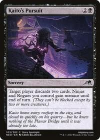 Kaito's Pursuit - Kamigawa: Neon Dynasty - Magic: The Gathering card