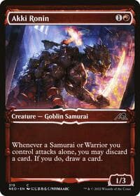 Akki Ronin (Showcase) - Kamigawa: Neon Dynasty - Magic: The Gathering card