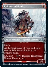 Reinforced Ronin (Showcase) - Kamigawa: Neon Dynasty - Magic: The Gathering card
