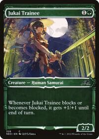Jukai Trainee (Showcase) - Kamigawa: Neon Dynasty - Magic: The Gathering card