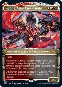Risona, Asari Commander (Showcase) - Kamigawa: Neon Dynasty - Magic: The Gathering card
